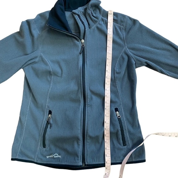 Eddie Bauer Womens Full Zip Jacket Gray Medium - Picture 7 of 10